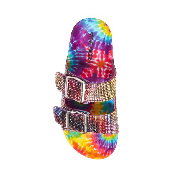 Steve Madden Jthriled Bright Sandaler Barn Lyse Multicolor | SM-162CR