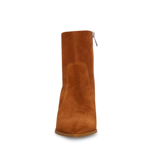 Steve Madden Julina Chestnut Semsket Skinn Ankelstøvletter Dame Brune | SM-954RF