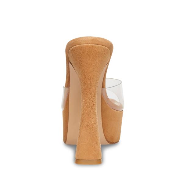 Steve Madden Kacie Heel Høye Hæler Dame Clear | SM-320NJ