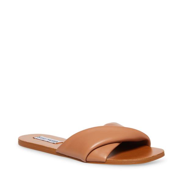 Steve Madden Kendria Tan Sandaler Dame Brune | SM-420HU