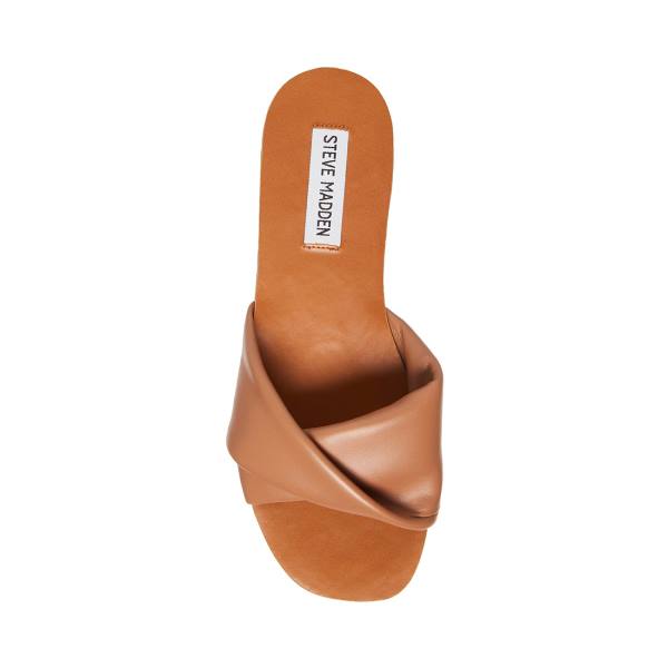 Steve Madden Kendria Tan Sandaler Dame Brune | SM-420HU