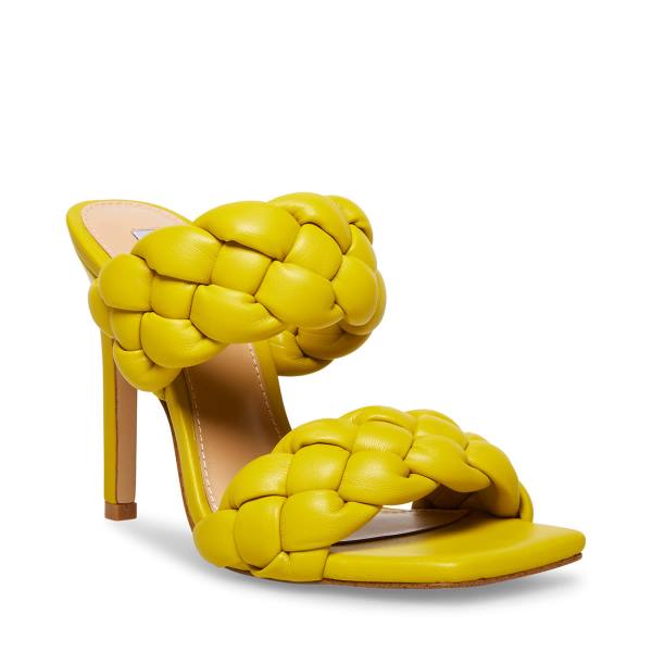 Steve Madden Kenley Heel Høye Hæler Dame Gul | SM-268KX