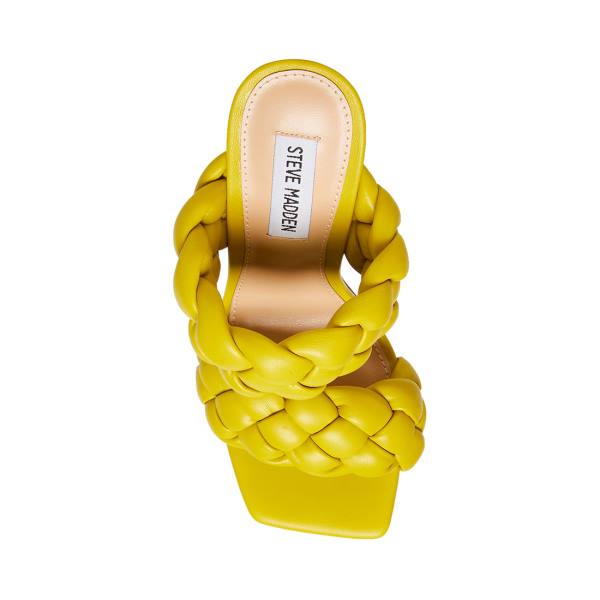 Steve Madden Kenley Heel Høye Hæler Dame Gul | SM-268KX