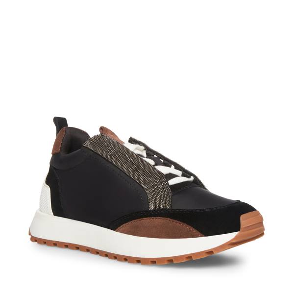Steve Madden Keyan Joggesko Dame Svarte Multicolor | SM-325KU