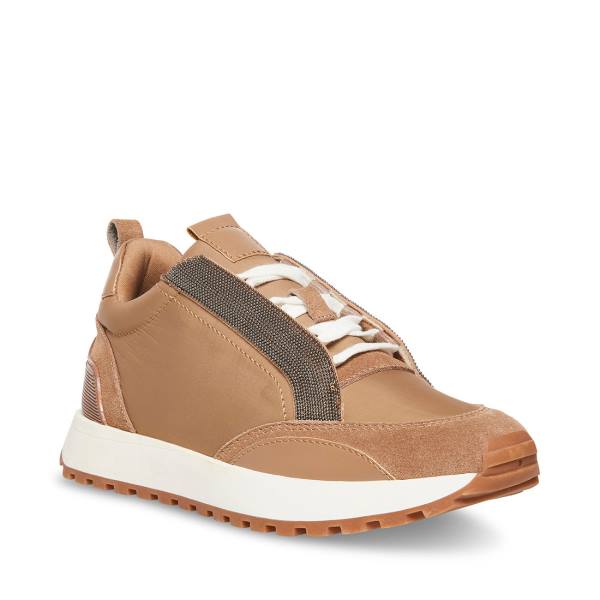 Steve Madden Keyan Taupe Joggesko Dame Grå Brune Multicolor | SM-247KE