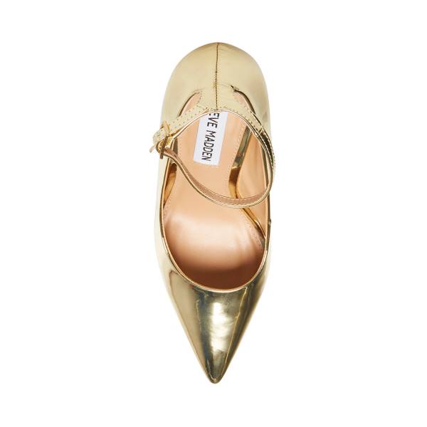 Steve Madden Ladonna Heel Høye Hæler Dame Gull | SM-781ZS