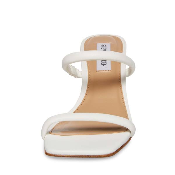 Steve Madden Lilah Heel Høye Hæler Dame Hvite | SM-657MP