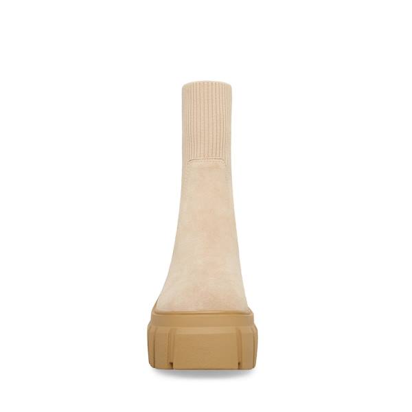 Steve Madden Limit Sand Semsket Skinn Ankelstøvletter Dame Brune | SM-910WP