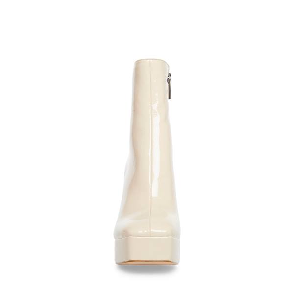 Steve Madden Luisina Bone Patent Ankelstøvletter Dame Beige | SM-214FX