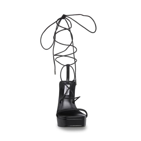 Steve Madden Manzie Heel Høye Hæler Dame Svarte | SM-295LN