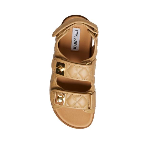 Steve Madden Margie Tan Sandaler Dame Brune | SM-138OD