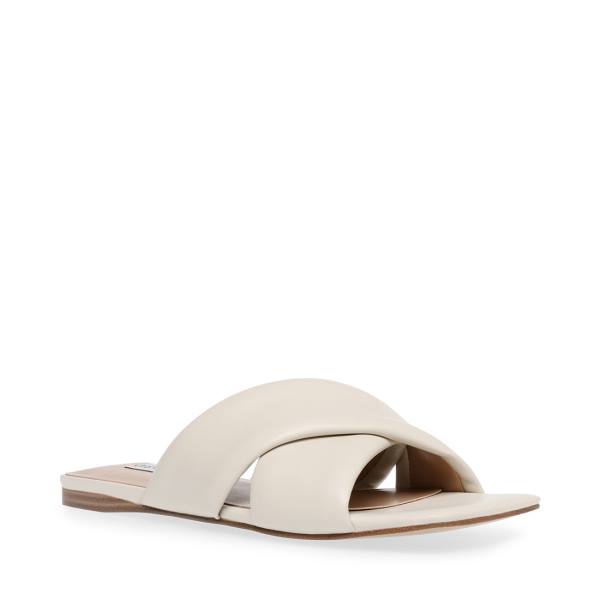 Steve Madden Marshal Bone Sandaler Dame Beige | SM-751AT