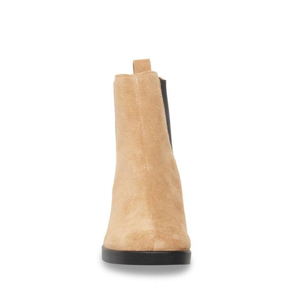 Steve Madden Match Taupe Semsket Skinn Ankelstøvletter Dame Grå Brune | SM-074CF