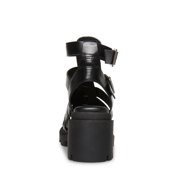Steve Madden Maxen Sandaler Dame Svarte | SM-275XI