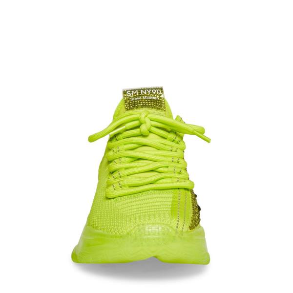 Steve Madden Maxima Lime Joggesko Dame Lyse Grønn | SM-390MS