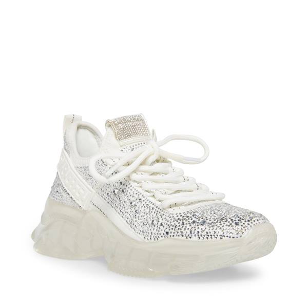 Steve Madden Maxima-r Joggesko Dame Hvite Multicolor | SM-041PB
