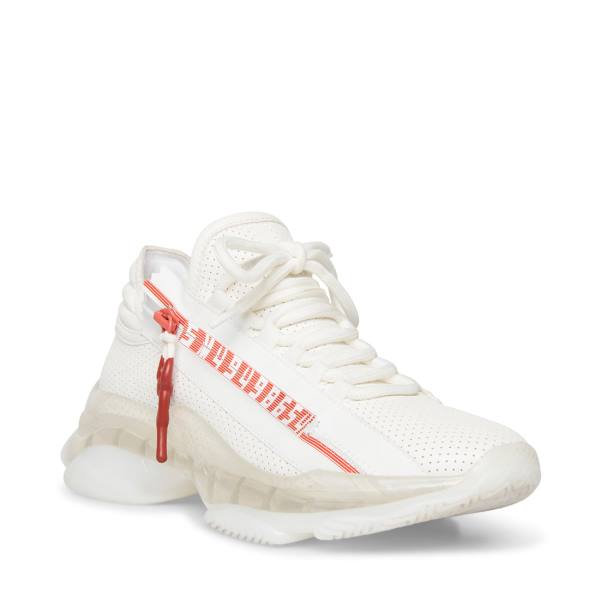 Steve Madden Measure Joggesko Dame Hvite | SM-127ZG