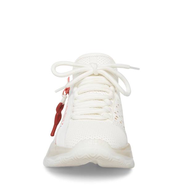 Steve Madden Measure Joggesko Dame Hvite | SM-127ZG