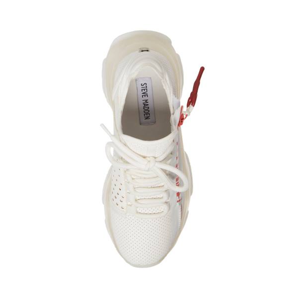 Steve Madden Measure Joggesko Dame Hvite | SM-127ZG