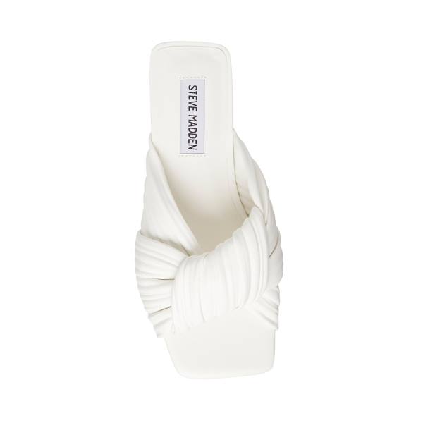 Steve Madden Mentor Sandaler Dame Hvite | SM-176VS