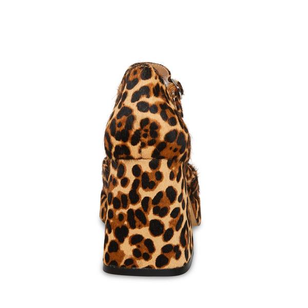 Steve Madden Mimi-l Leopard Heel Høye Hæler Dame Leopard | SM-549KV
