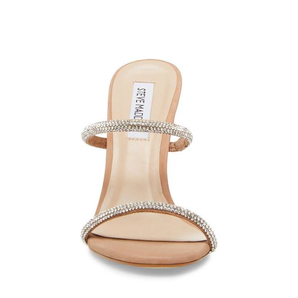 Steve Madden Mina-r Camel Heel Høye Hæler Dame Brune Multicolor | SM-869TX