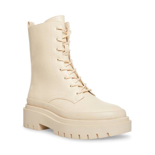 Steve Madden Mosss Bone Paris Ankelstøvletter Dame Beige | SM-837WE