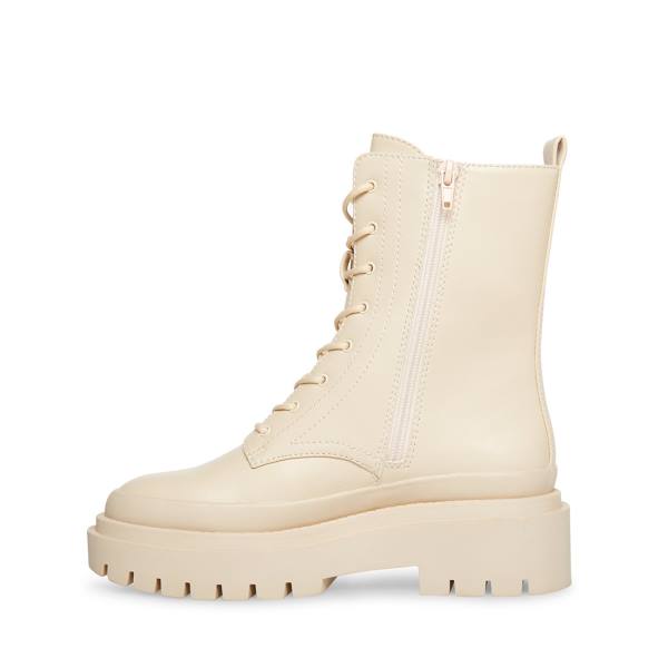 Steve Madden Mosss Bone Paris Ankelstøvletter Dame Beige | SM-837WE