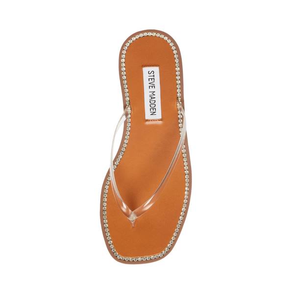 Steve Madden Nadira Sandaler Dame Clear | SM-708RD