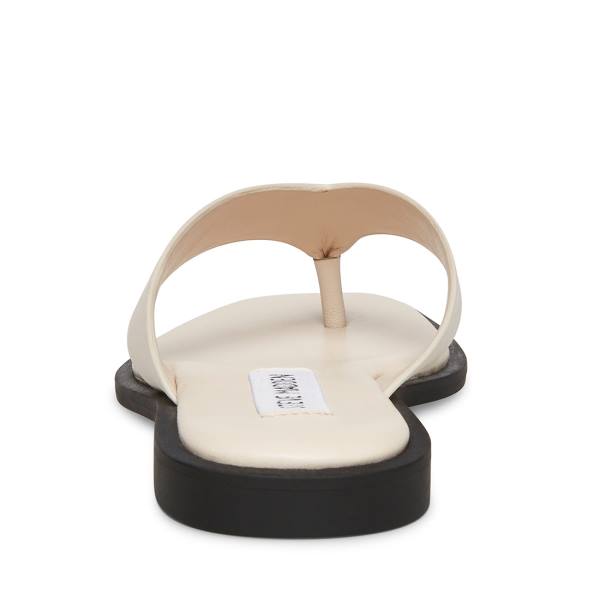 Steve Madden Norie Bone Lær Sandaler Dame Beige | SM-958WA