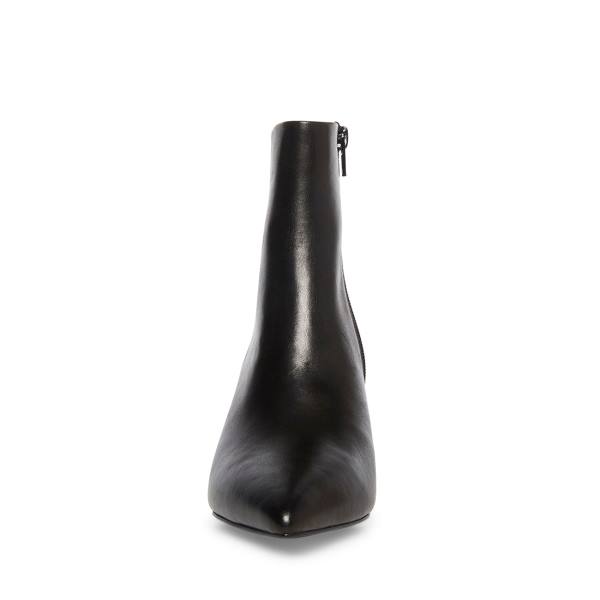 Steve Madden Ossie Lær Ankelstøvletter Dame Svarte | SM-497UI
