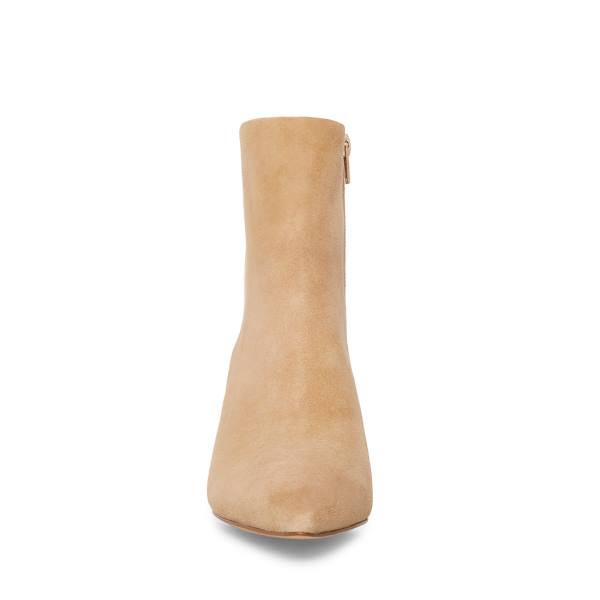 Steve Madden Ossie Tan Semsket Skinn Ankelstøvletter Dame Brune | SM-867FB
