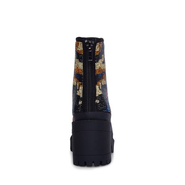 Steve Madden Pass Camo Ankelstøvletter Dame Camouflage Multicolor | SM-162GU