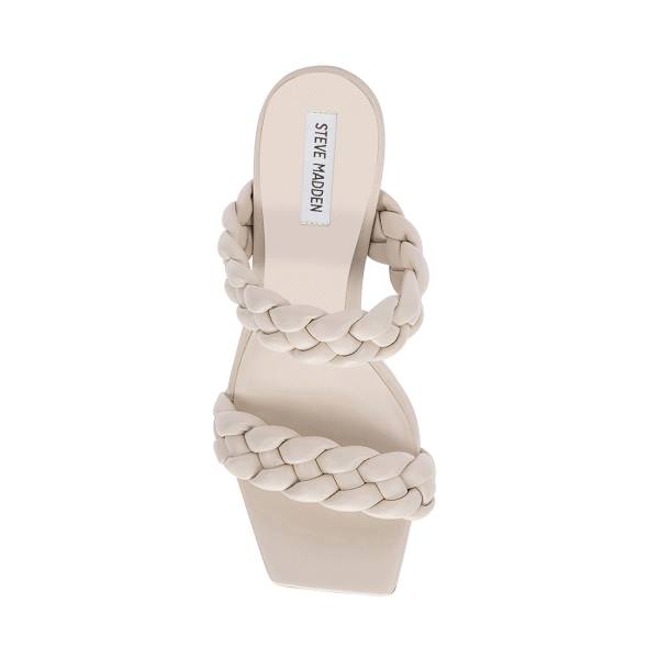 Steve Madden Paxton Ivory Heel Høye Hæler Dame Hvite | SM-923ER