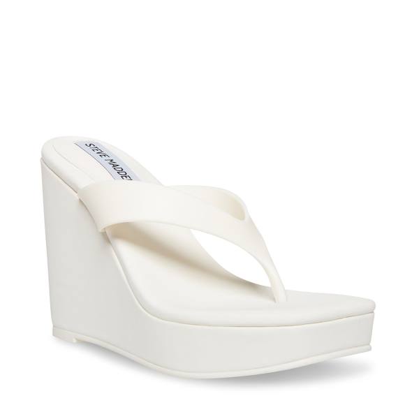 Steve Madden Refined Sandaler Dame Hvite | SM-971VT