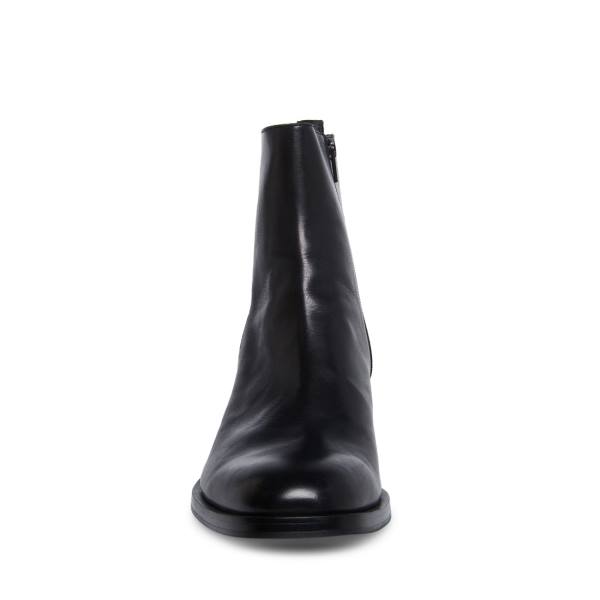 Steve Madden Richie Lær Støvler Herre Svarte | SM-351XP