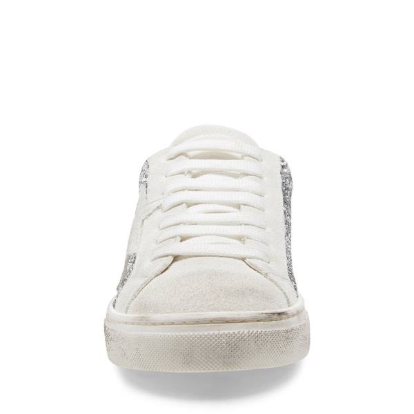 Steve Madden Rubie Glitter Joggesko Dame Sølv | SM-523OI