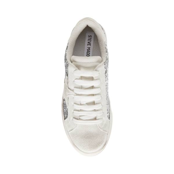 Steve Madden Rubie Glitter Joggesko Dame Sølv | SM-523OI