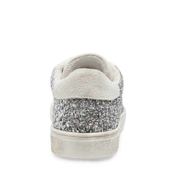 Steve Madden Rubie Glitter Joggesko Dame Sølv | SM-523OI