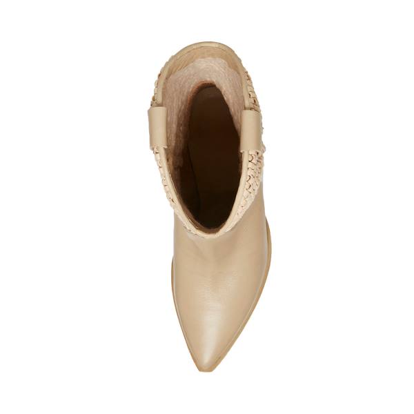 Steve Madden Saddle Sand Lær Ankelstøvletter Dame Brune | SM-926QI