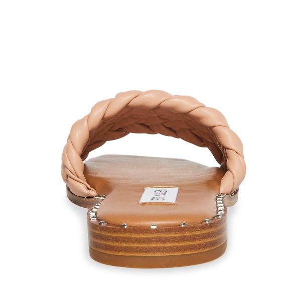 Steve Madden Santina Natural Sandaler Dame Beige | SM-490KZ