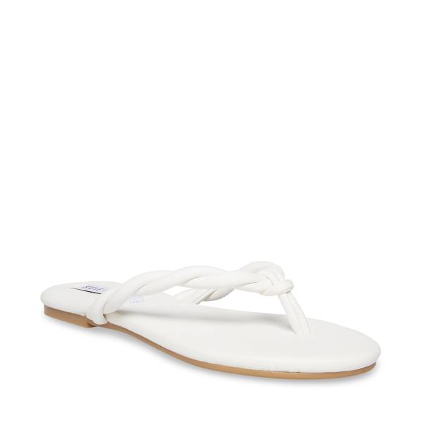 Steve Madden Saylor Sandaler Dame Hvite | SM-431IR