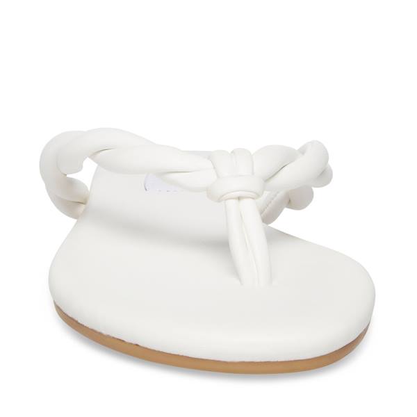 Steve Madden Saylor Sandaler Dame Hvite | SM-431IR