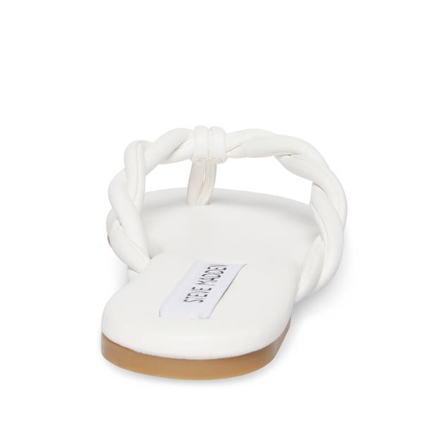 Steve Madden Saylor Sandaler Dame Hvite | SM-431IR