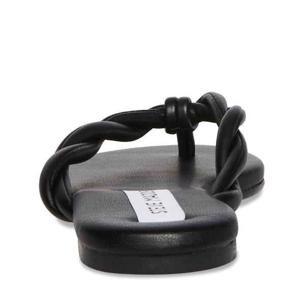 Steve Madden Saylor Sandaler Dame Svarte | SM-846DT
