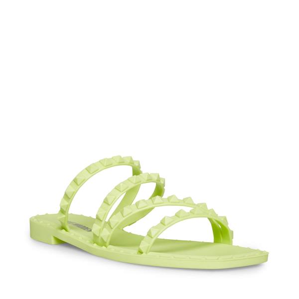 Steve Madden Skyler-j Lime Sandaler Dame Lyse Grønn | SM-051TJ