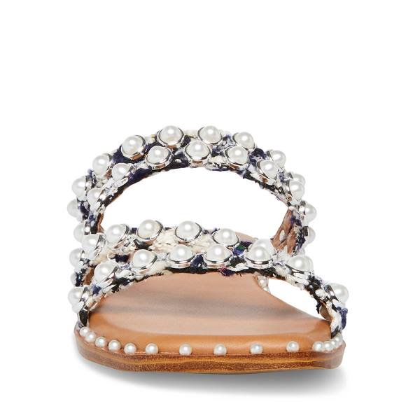 Steve Madden Skyler-p Sandaler Dame Marineblå Multicolor | SM-902MP