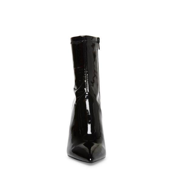 Steve Madden Slade Patent Ankelstøvletter Dame Svarte | SM-286BP
