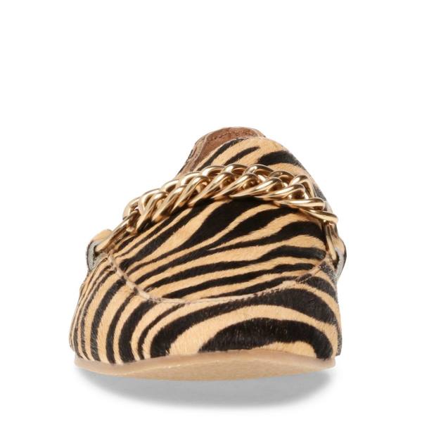 Steve Madden Soprano-t Loafers Dame Tiger | SM-384YK