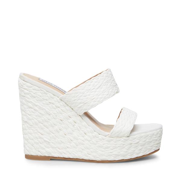 Steve Madden Sunflower Sandaler Dame Hvite | SM-634JM
